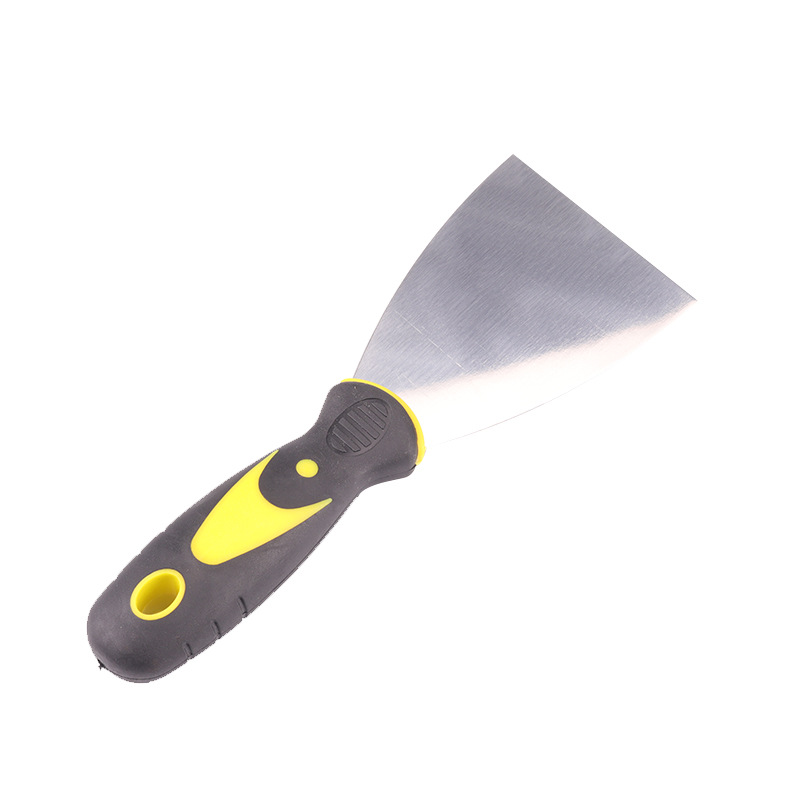 Stainless steel thickened putty knife blade cleaning putty knife batch knife trowel scraper plastic handle