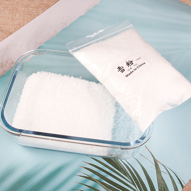 External Net Dry Snow Powder Slime Snow Powder Mud Thousand Silk Mud Silk Mud Artificial Snow Water Change Snow Floating Powder Voice Control Filler