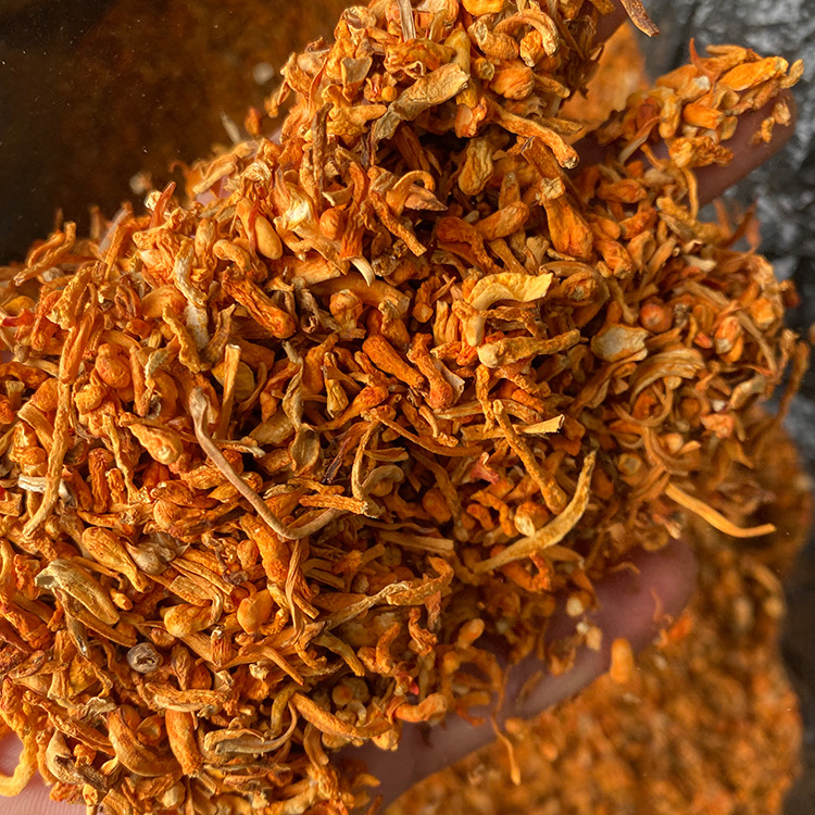 Cordyceps flower scraps Cordyceps flower scraps raw materials Cordyceps flower condiments Cordyceps flower accessories Cordyceps flower feeding wholesale