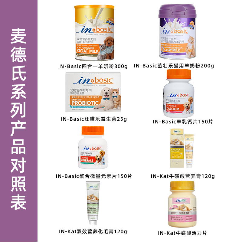 [10 pieces of postage] Medellin's probiotics lecithin calcium tablets trace elements chondroitin four in one goat milk vitamin