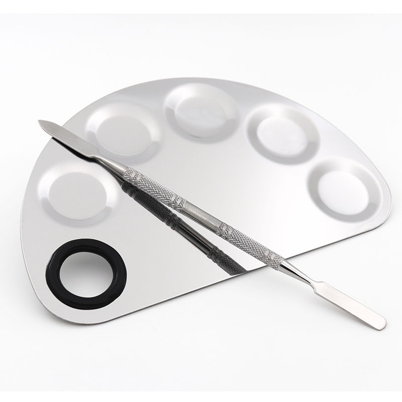 Square Stainless Steel Palette Makeup Palette Set Makeup Tool for Makeup Artist