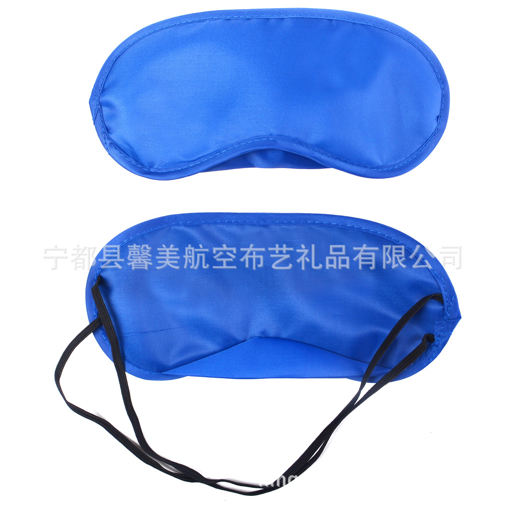 Polyester Blackout eye mask aviation gift sleep eye mask color game disposable travel eye mask factory wholesale