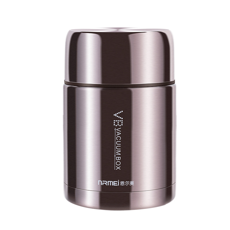 316 Large Capacity Braised Cans Vacuum Braised Beaker Insulated Lunch Box Portable Special for Students and Office workers