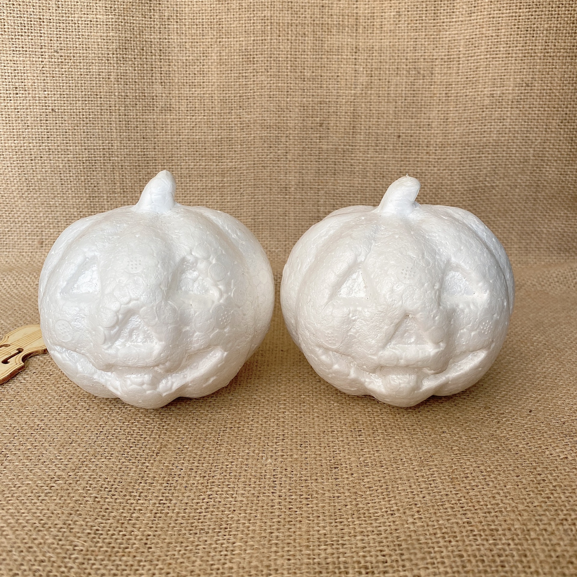 Foam Pumpkin Styrofoam Halloween Decorative Pumpkin Embryo 6cm Factory Outlet