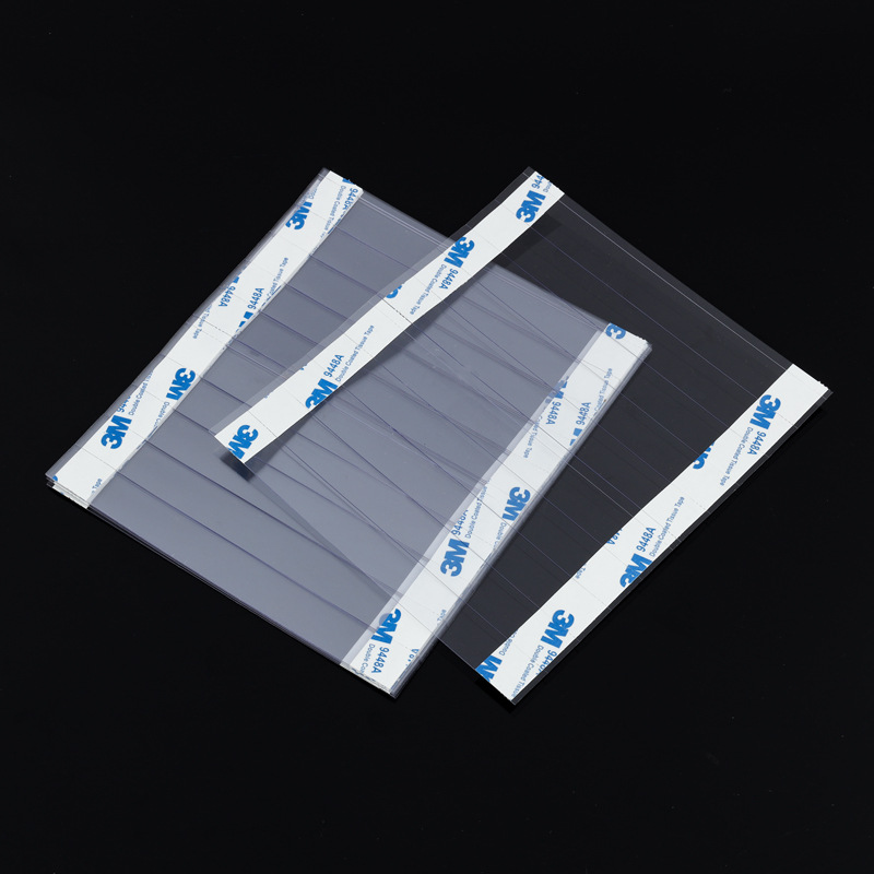 PVC jump card high transparent PVC card foam glue 10/15/20MM double-sided adhesive transparent strip for commercial advertising
