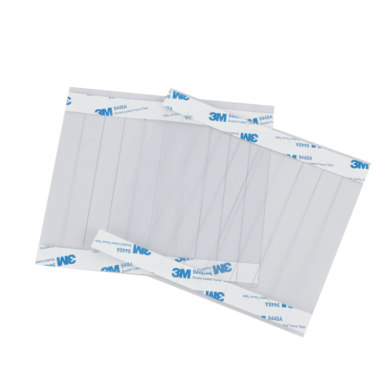 PVC jump card high transparent PVC card foam glue 10/15/20MM double-sided adhesive transparent strip for commercial advertising