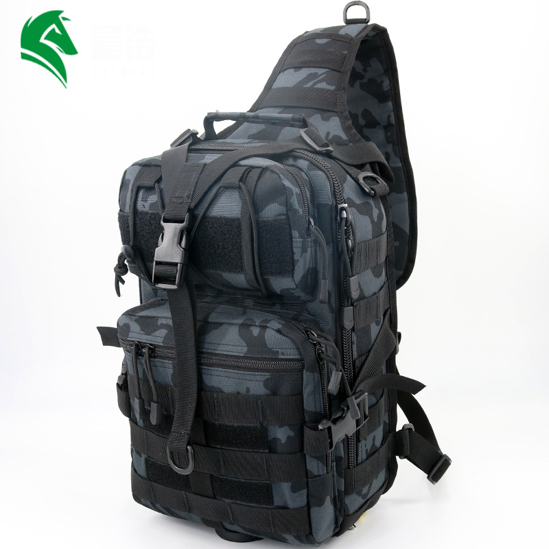 Chenhao Explosive Big Saddle Bag Waterproof Oxford Cloth Camo Photography Crossbody Bag Outdoor Single Shoulder Tactical Extra Large Chest Bag