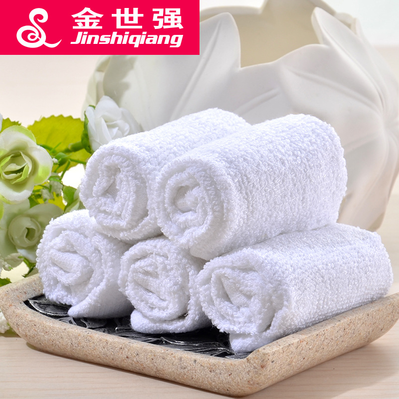 21 Small Towels, Pure Cotton Kindergarten Square Towels, Hotel Wet Wipes, Small Square Towels for Hand Wiping, Aviation Towels, Can Be Added with a Hanging Rope