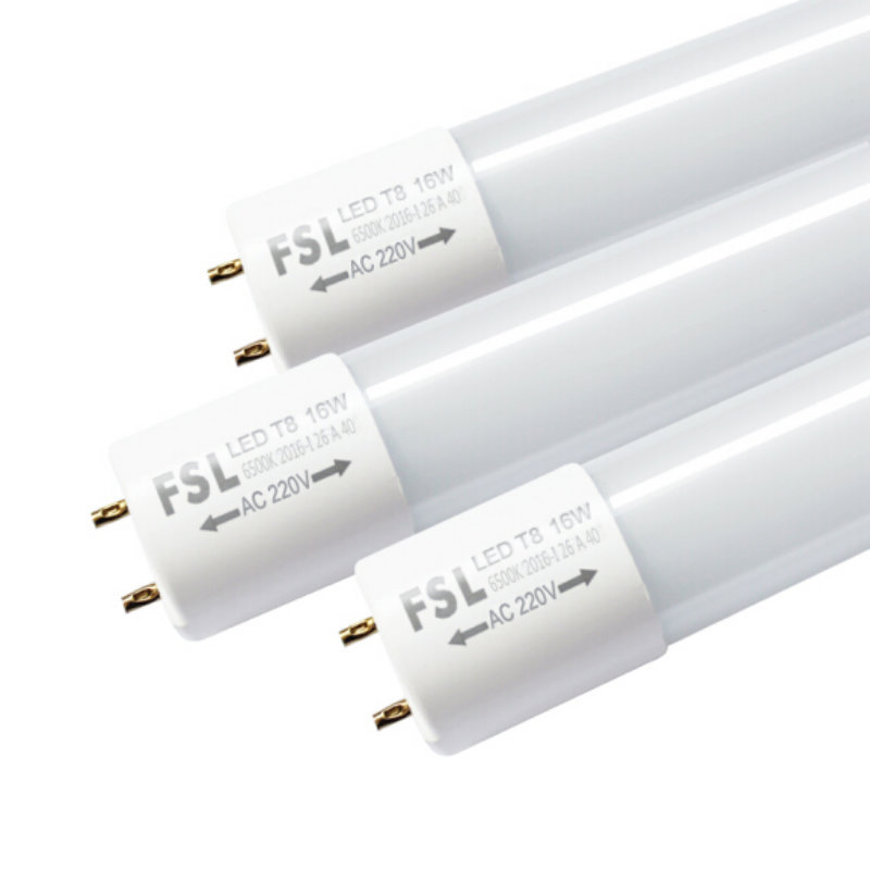 Fsl Foshan Lighting T8 Led Tube Integrated 1.2m Glass Tube Fluorescent Lamp Dazzling Crystal Series High Brightness