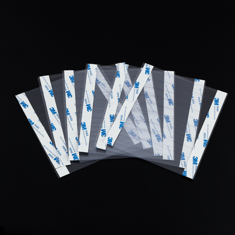 PVC jump card high transparent PVC card foam glue 10/15/20MM double-sided adhesive transparent strip for commercial advertising