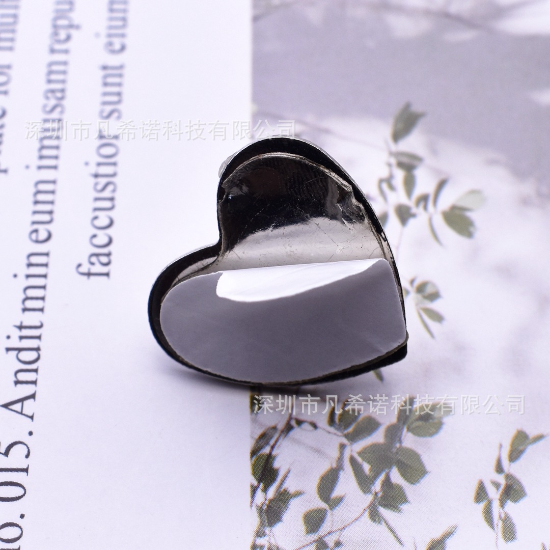 Korean style tassel metal hook round diy jewelry accessories love shape square buckle mobile phone shell pendant alloy material