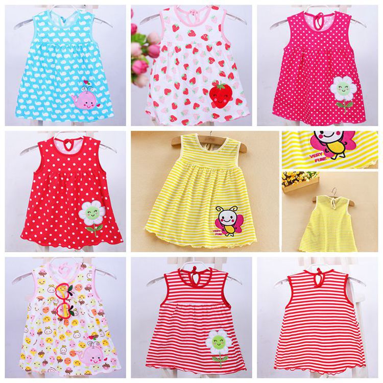 Baby skirt wholesale infant original skirt dress knitted cotton embroidered princess skirt children's skirt a generation of 3