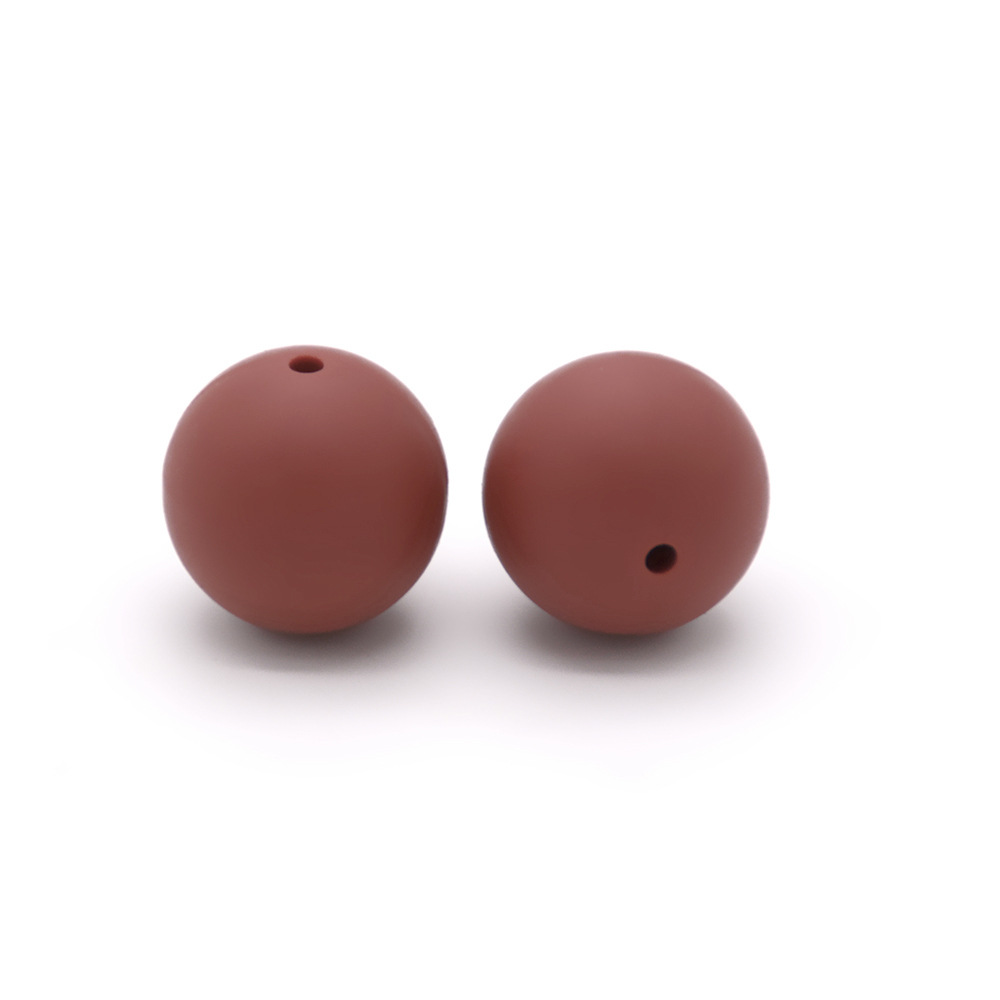 In stock wholesale 12MM silicone round beads food grade baby teether molar necklace jewelry diy silicone loose beads