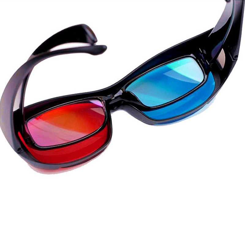 Spot 3D red and blue glasses watch movies fashion myopia glasses wholesale
