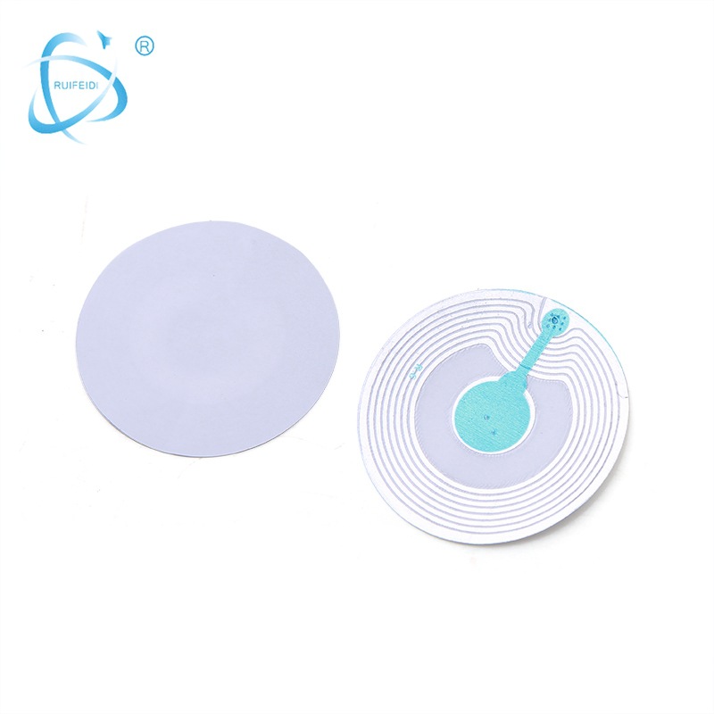 Y Прямые оптовые круглые 40MM 8.2MHZ RF антиугонные мягкие ярлыки EAS антиугонные ярлыки оптом
