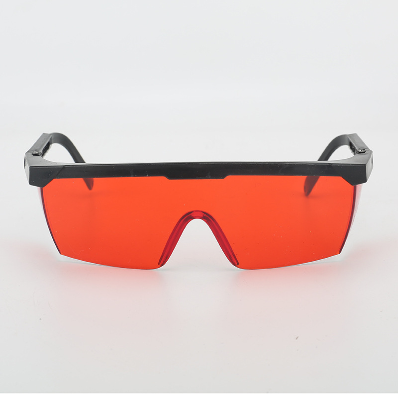 Production and processing of retractable blue white anti-dust goggles polished cutting splash impact protection riding protective glasses