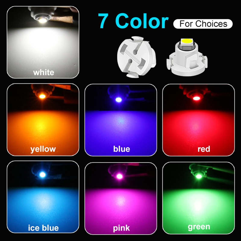 Cross-Border Hot Selling Car Instrument Desk Lamp T3 T4.2 T4.7 Led High Brightness Indicator Light 12V3030 Air Conditioning Light