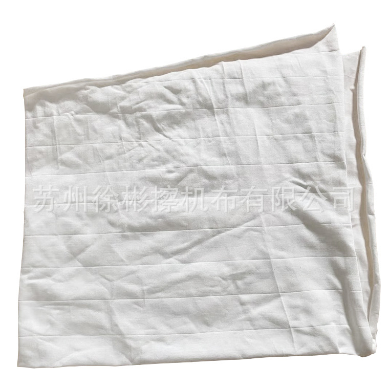 Pure Cotton Machine Wiping Cloth, Lint-Free, for Wiping Paint, White Rags, Industrial Rags, Absorbent, Oil-Absorbing, All-Cotton Rags, Factory in Stock