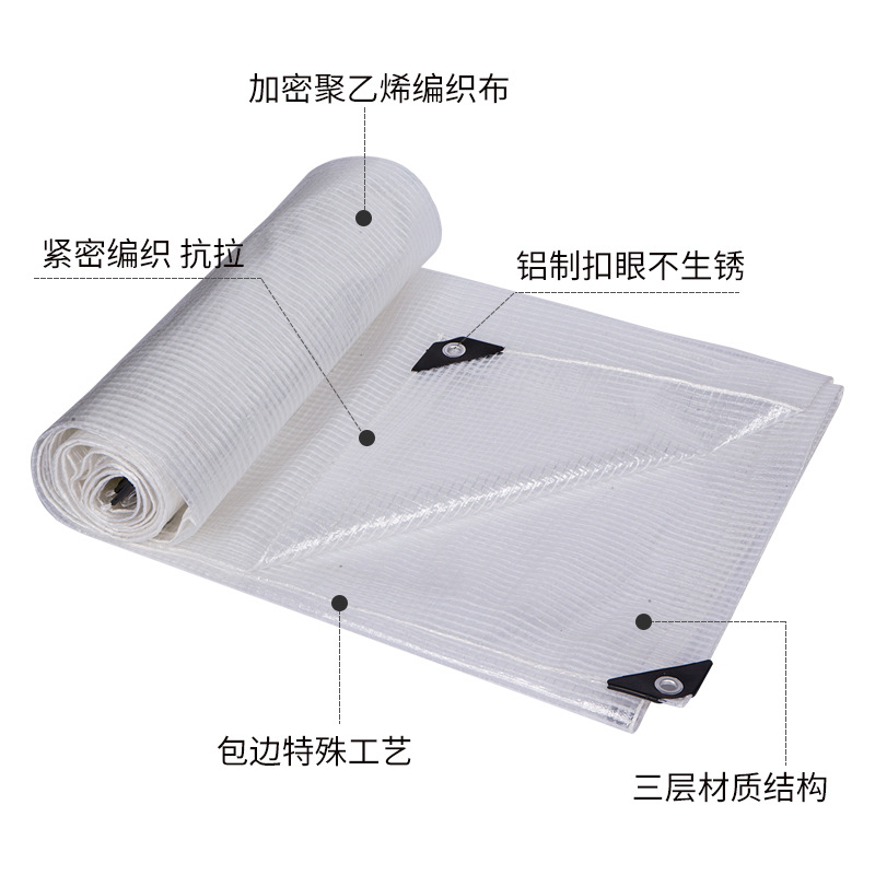 Factory wholesale greenhouse greenhouse PE mesh cloth PE Plaid waterproof sunscreen insulation cloth bird-proof insect-proof transparent