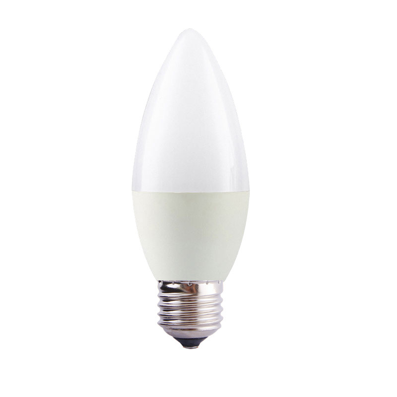 FSL Foshan lighting E27 screw tip bubble pointed candle pull tail bulb 5.5W crystal lamp chandelier bulb