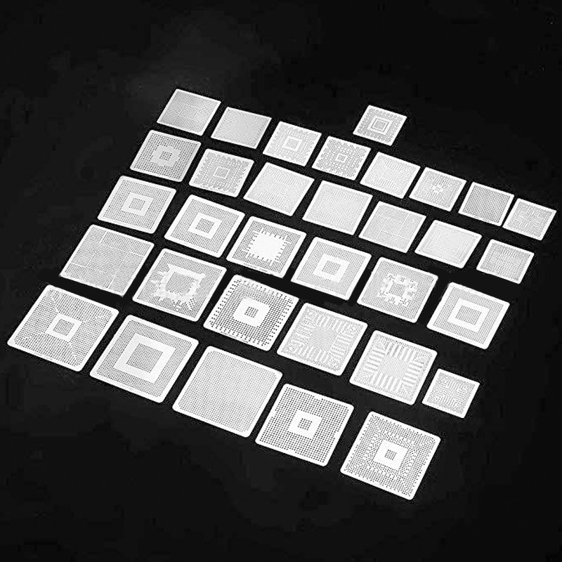 33-piece small steel net common notebook tin planting net BGA steel net ball planting Net Wholesale