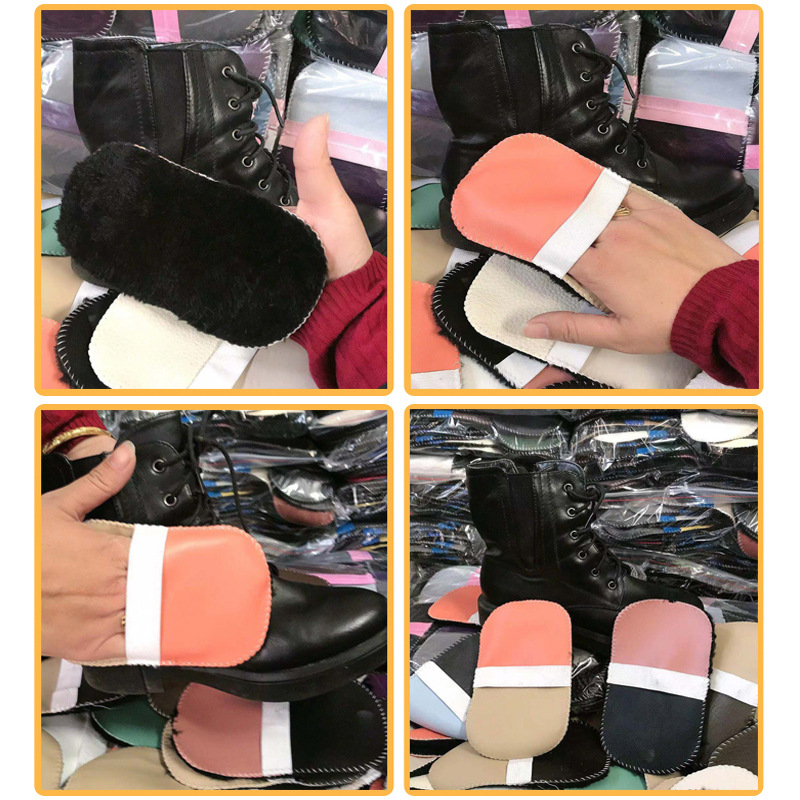 Shoe polishing gloves factory wholesale imitation sheep plush shoe polishing gloves shoe polish polishing auxiliary shoe polishing factory wholesale