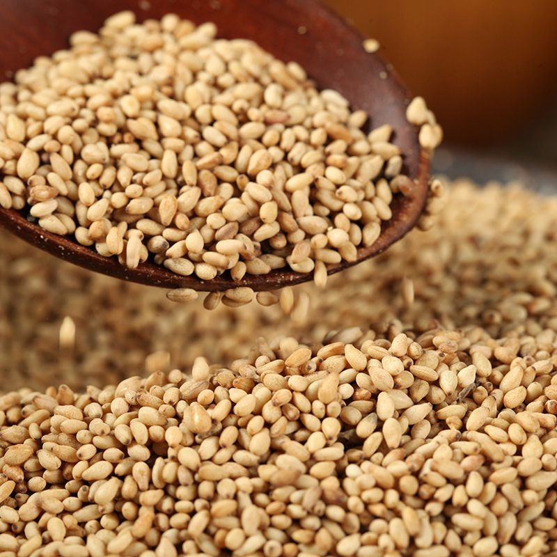 Фабрика Джиньцун жареный белый кунжут в наличии оптовая продажа с кожурой готовый белый кунжут пакеты мгновенный кунжут оптом