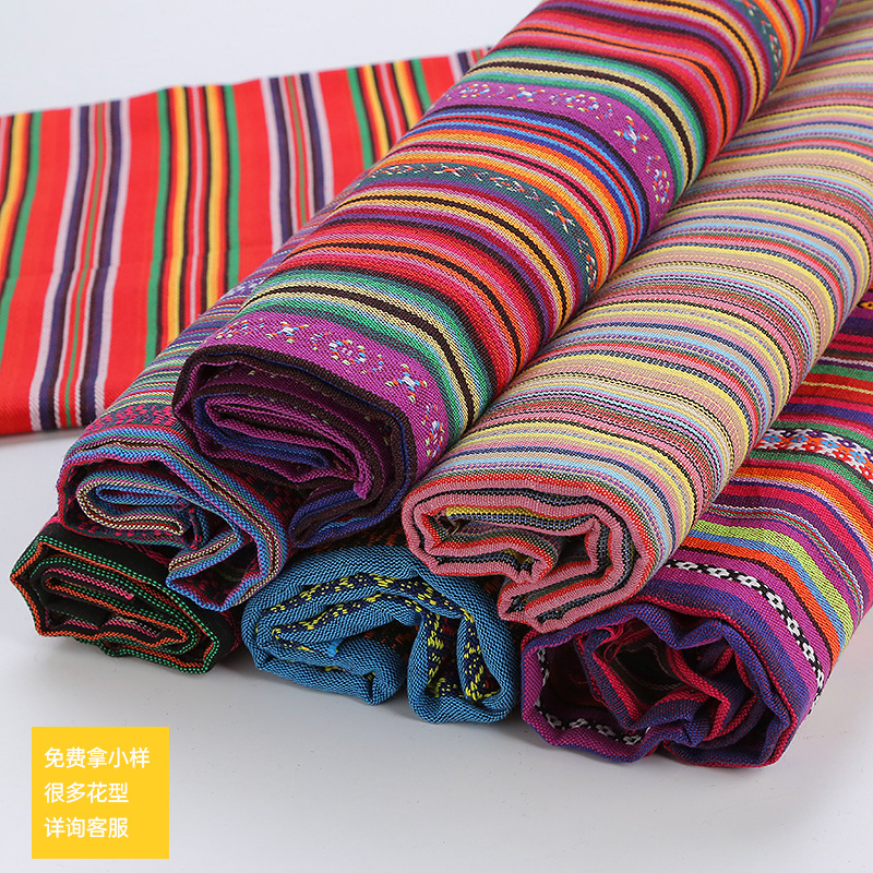 Ткань для гостиниц и баров в этническом стиле, окрашенная пряжа