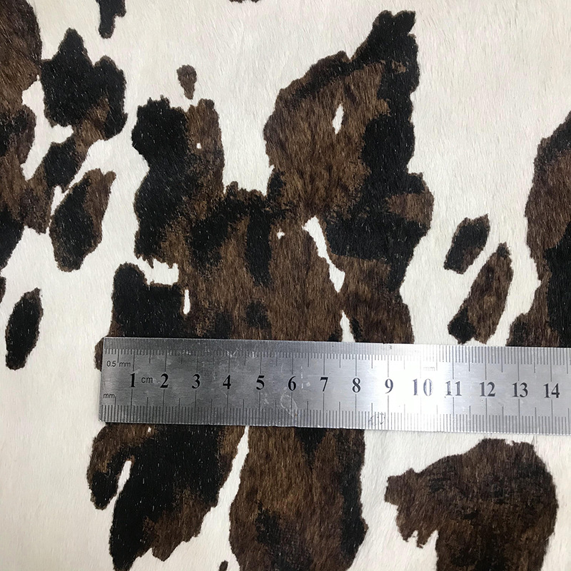 Factory supply fur one-piece bags horse hair Guangzhou two-color cow flower horse hair leather background color optional