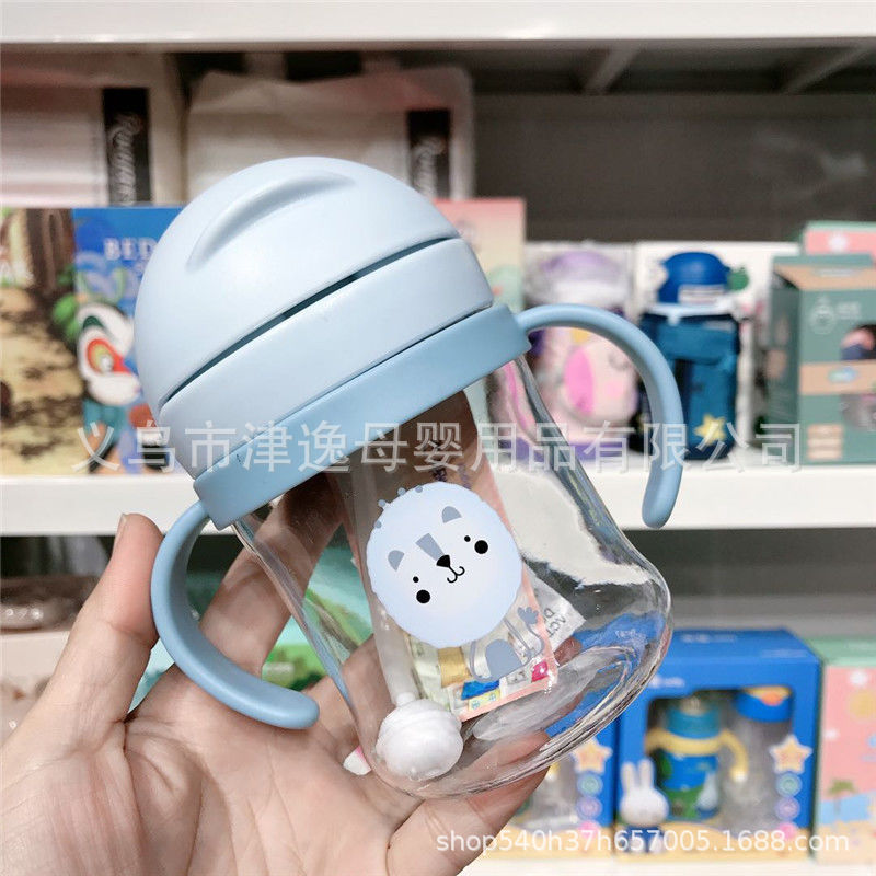 Прямые поставки новых детских чашек для питья, обучающая пластиковая чашка, переносная водяная чашка для детского сада, противозадушная