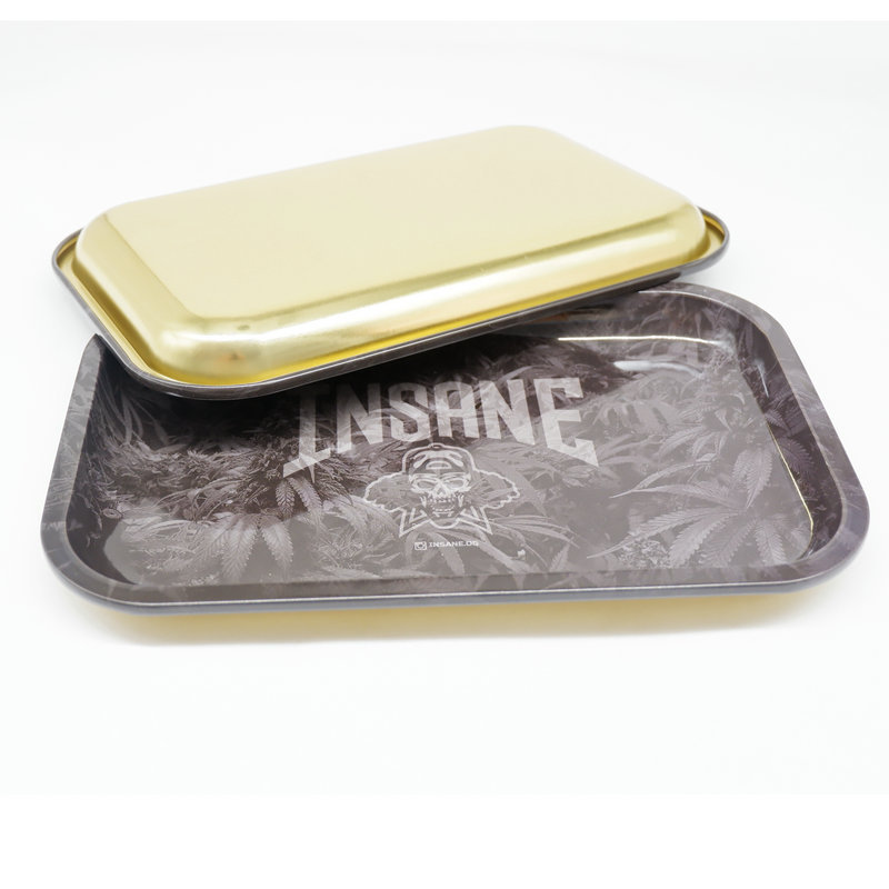 275 Rectangular Tinplate Tray Metal Canteen Catering Iron Plate Catering Cigarette Plate Bar Tray Hotel Plate