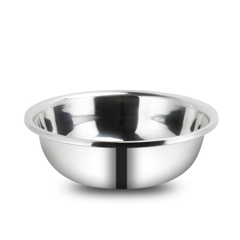 Stainless Steel Basin Large Basin Thickeneded Vegetable Basin Canteen Soup Basin Restaurant Bucket Basin Wash Basin Household Wash Basin Basin