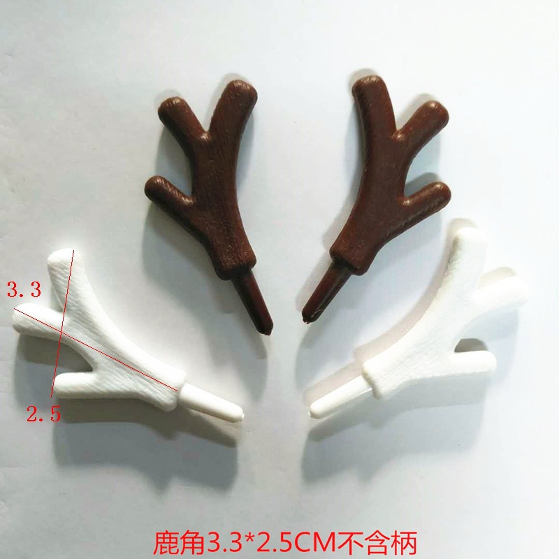 Various Model Styles of Plastic Antlers, Branches, Christmas Snowman Crafts, DIY Accessories, Pendants, Simulated Branches
