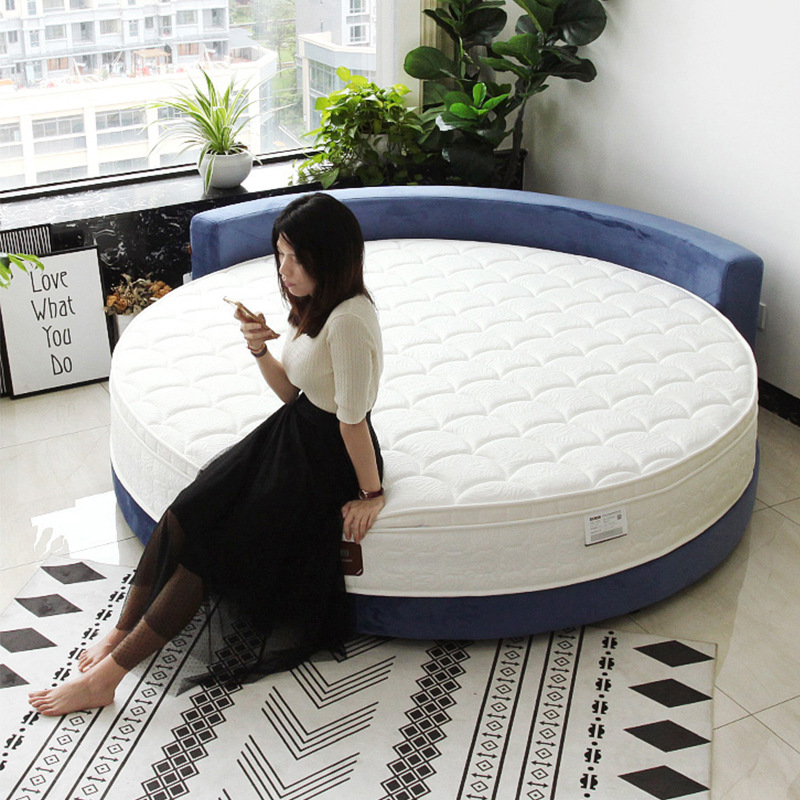 Theme Hotel Round Mattress Simmons Diameter 2.2 m Mattress Folding Round Bed Spring Hotel Custom Mat
