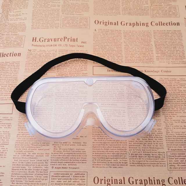 Four beads dust and fog safety eye protection glasses can be exported droplets can wear myopia glasses fully enclosed protective glasses