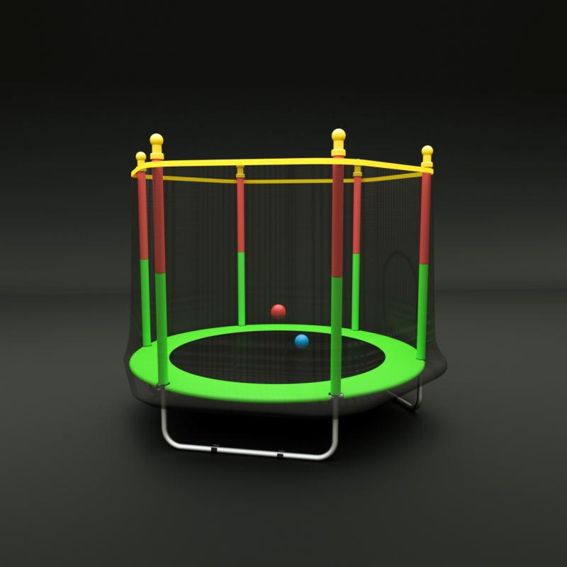 Trampoline Children's Fence Trampoline Bouncing Bed Spring Bed Children's Fence Bouncing Bed