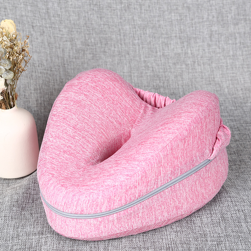 Factory Direct selling pillow heart-shaped memory foam clip leg pillow leg Beauty pillow memory pillow pregnant women heart-shaped knee love