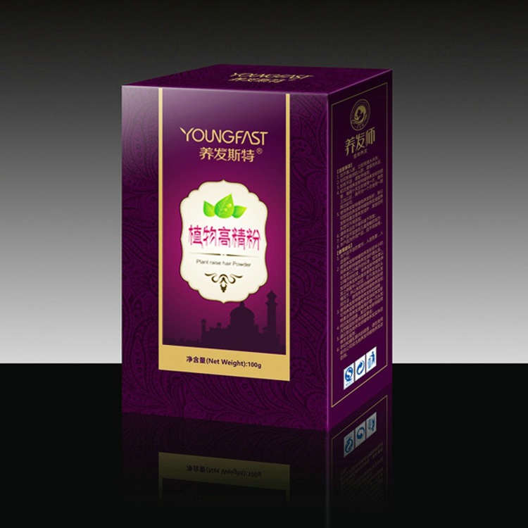 The Indian Indigo Pink Wood Blue Powder Is Used with High-Precision Henna Powder to Dye into Dark Brown Chestnut Color and Chestnut Brown