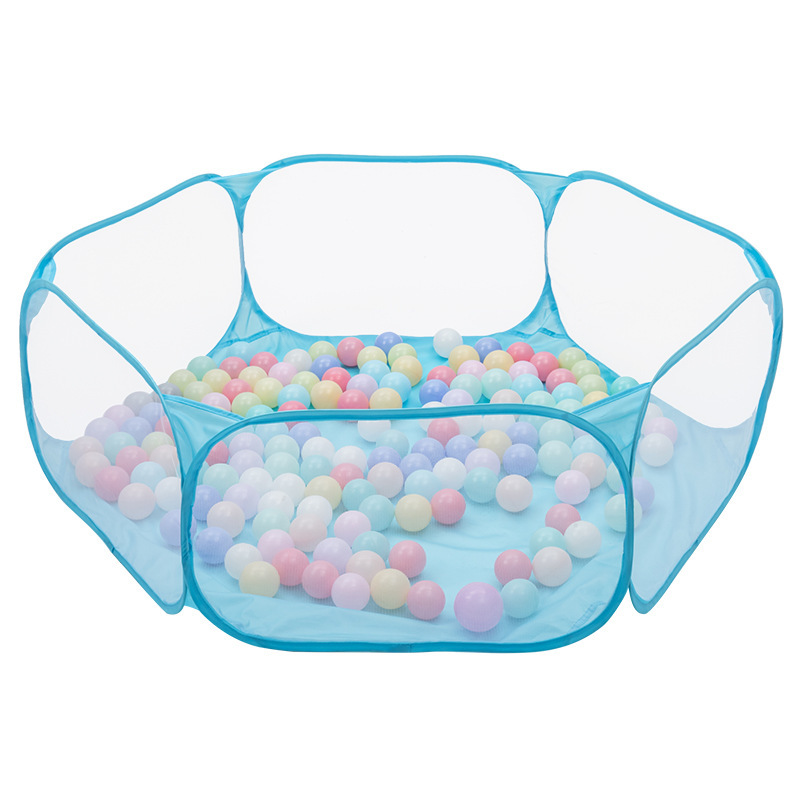 Cross-border Children's Tent Six-sided Net Game House Baby Bobo Ocean Ball Pool Small Pet Fence Folding Toy House