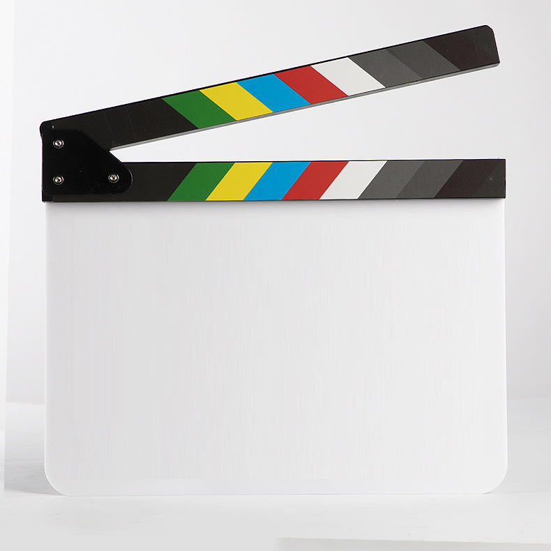 Hui photography Lightupfoto blank film recording board acrylic board racket board director board shooting props