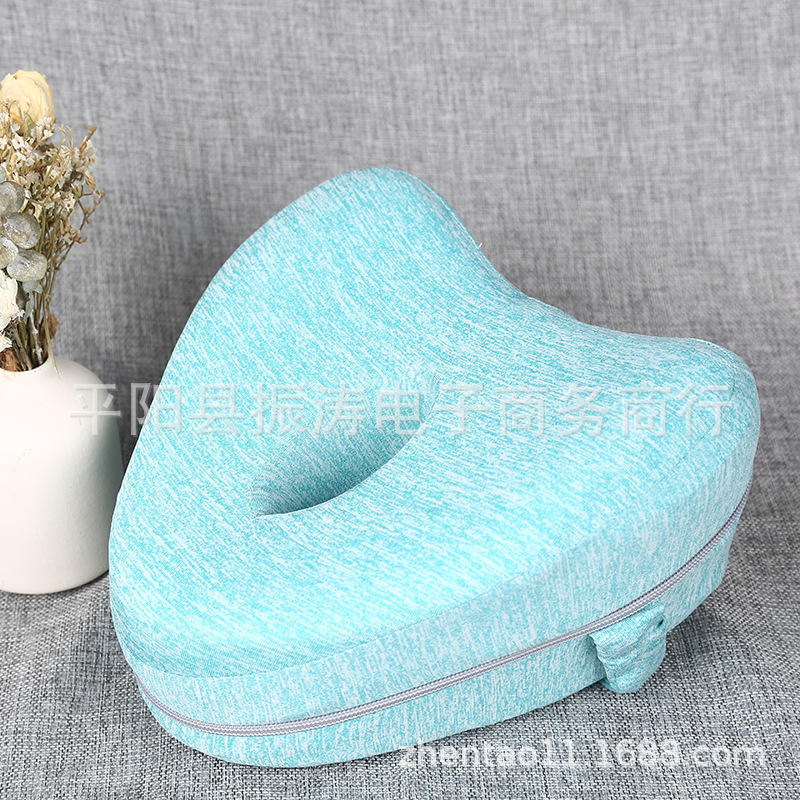 Factory Direct selling pillow heart-shaped memory foam clip leg pillow leg Beauty pillow memory pillow pregnant women heart-shaped knee love