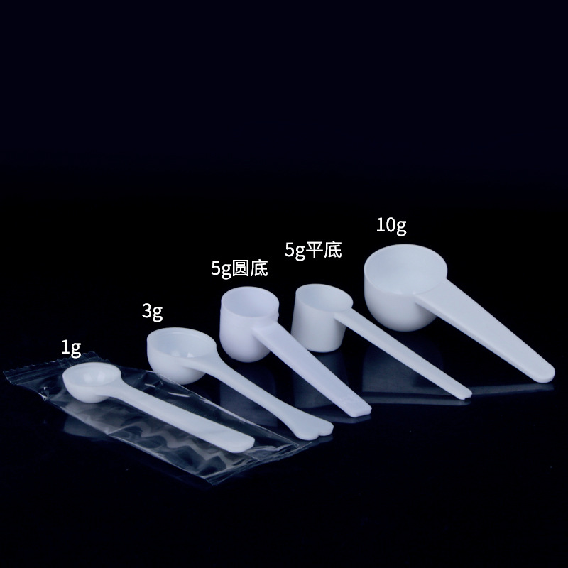 Оптовая ложка 1 2 3 5 10 15г, одноразовая ложка, плоская мерная ложка, пластиковая количественная ложка