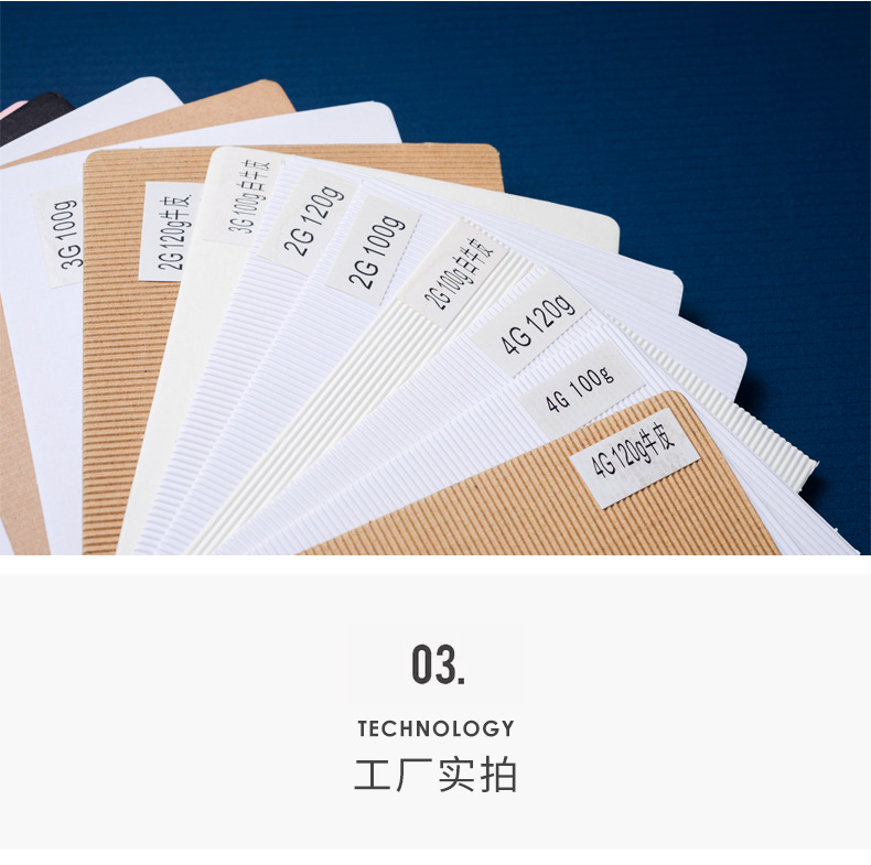 Factory Direct Sales Ef Pit Two-Layer Three-Layer Colorful Double Offset Paper White Pit Paper Corrugated Paper