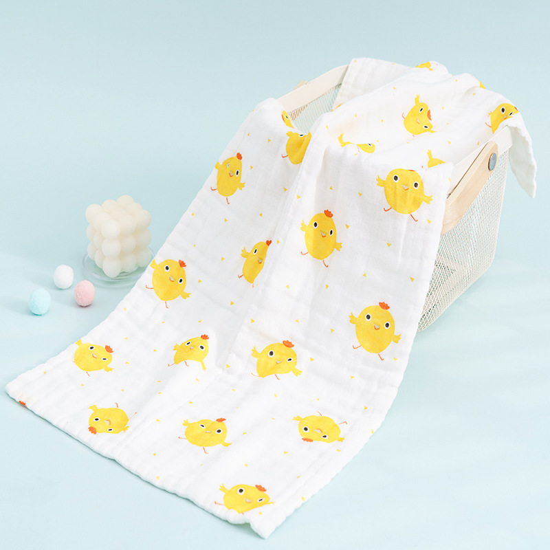 Шестислойное большое полотенце 35*75 см для детей, высокоплотное, детское полотенце для ванной