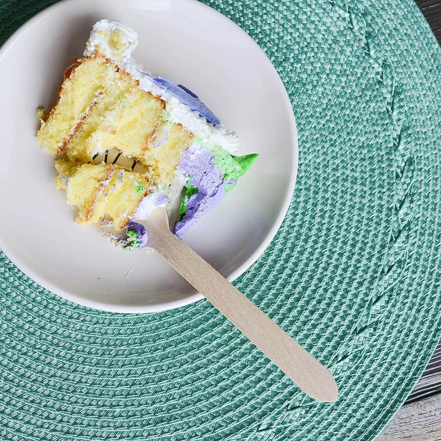 Birch Disposable Wooden Wooden Knife, Fork and Spoon Aviation Tableware Western Dessert Takeaway Set Multi-Specification Can Be Processed