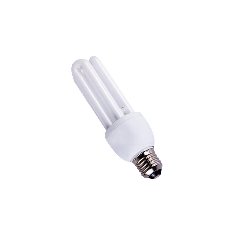Manufacturer Wholesale Size 3U Energy-Saving Lamp 5W to 36W White Light Yellow Light Home Factory Engineering Three Primary Colors Energy-Saving Lamp