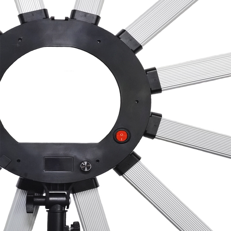 54.0inch W High Power 12 Tube LED Live Light Foldableable 12 Arm Light 12 Claw Light Photography Beauty Live Light