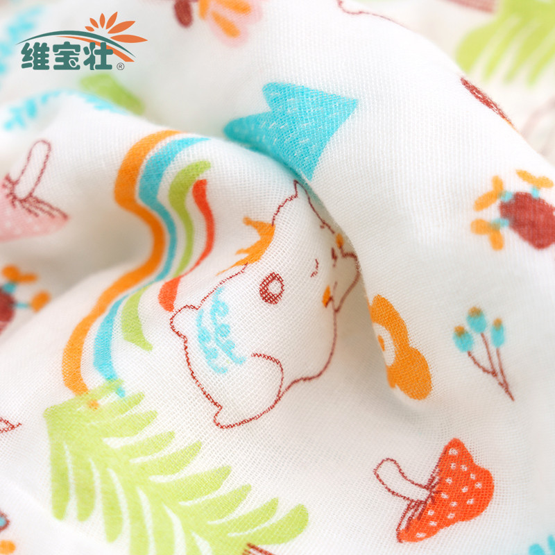 Six-Layer Gauze Large Towel 35*75 Six-Layer High-Density Seersucker Kidsren's Large Towel Infant Bath Towel