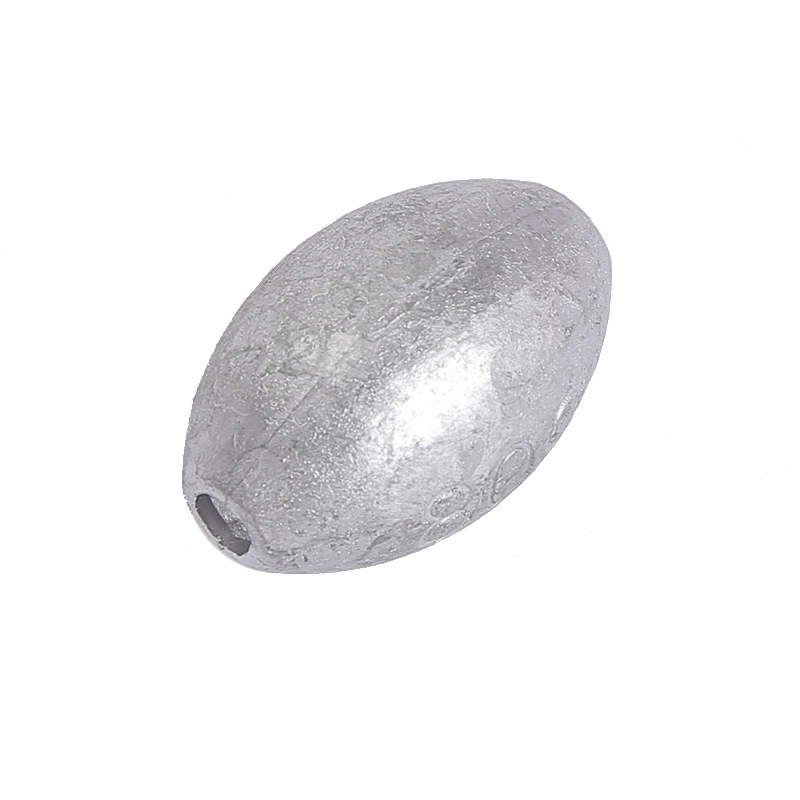 Factory wholesale olive lead pendant heart fishing pendant does not hurt the line scale hollow lead pendant freshwater sea fishing dimple bite lead