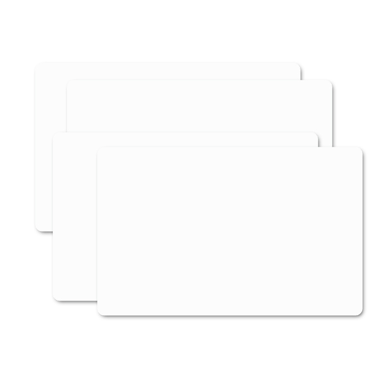 Customized Pvc Membership Card White Card Certificate Card Printing Plastic Card Printing Inkjet Printing Blank Pvc Card in Stock